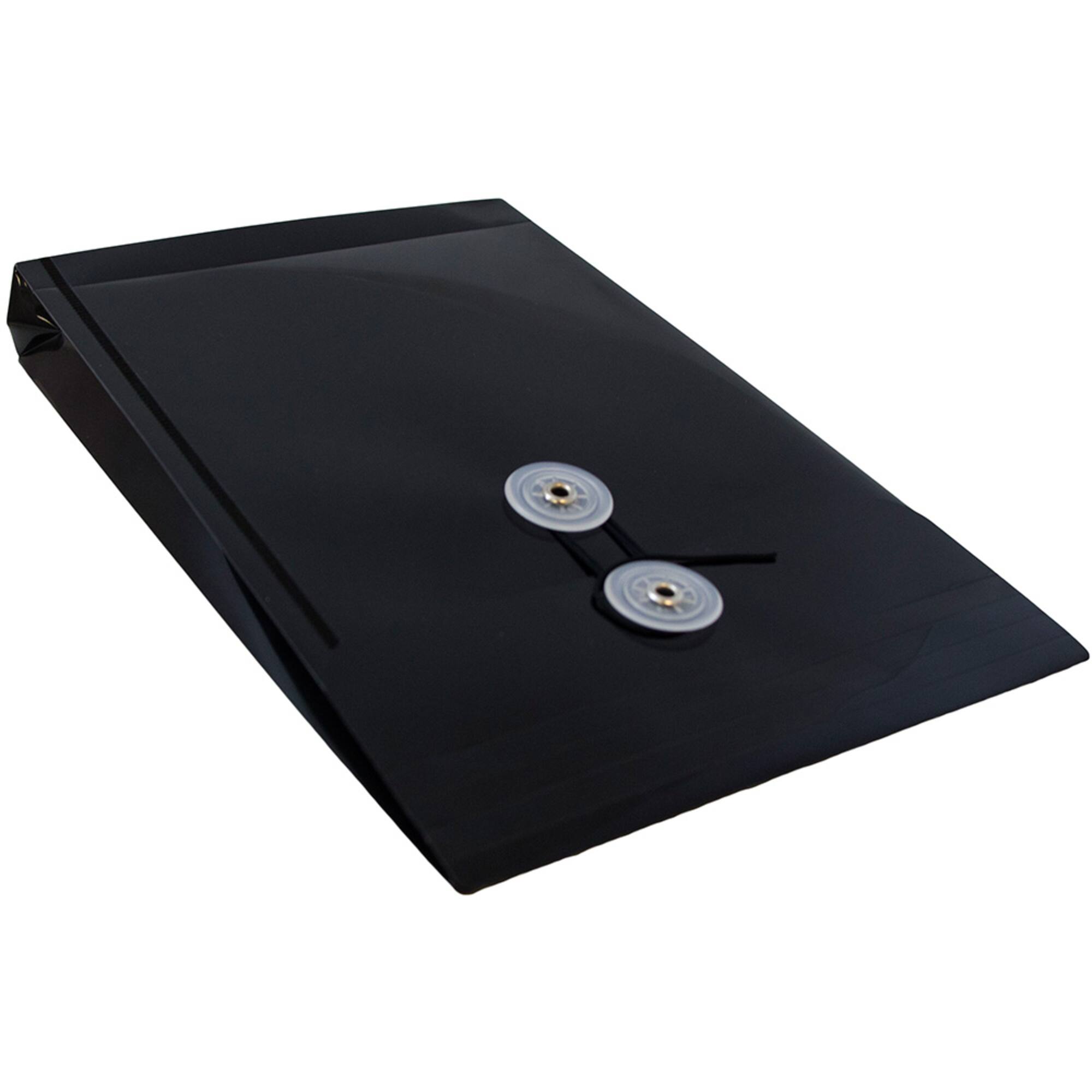 JAM Paper 6.25" x 9.25" Button & String Tie Closure Plastic Envelopes